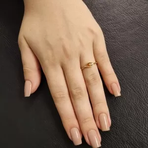 Anel Ouro 18K E Citrino
