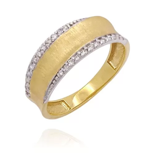 Anel Ouro 18K E Diamantes