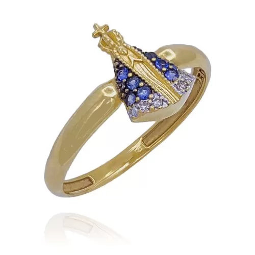 Anel Ouro 18K, Quartzos E Diamantes