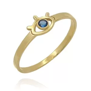 Anel Ouro 18K e Topázio
