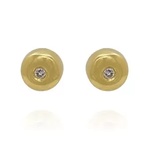 Brincos Ouro 18K E Diamantes