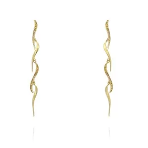 Brincos Ouro 18K E Diamantes