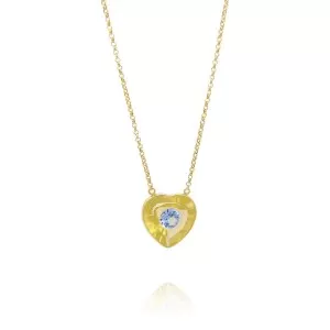 Colar Ouro 18K E Topázios
