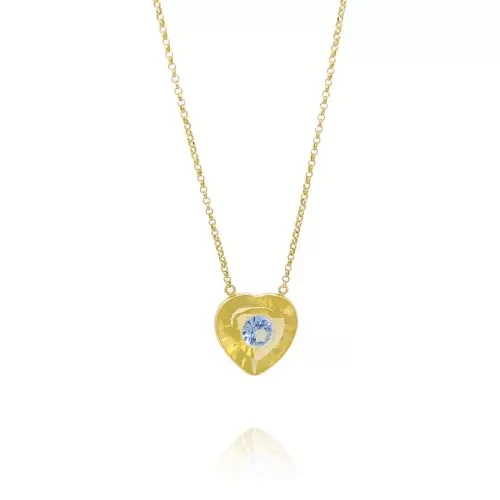 Colar Ouro 18K E Topázios