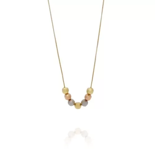 Colar Ouro 18K Três Cores