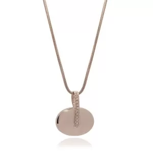 Colar Ouro Branco E Diamantes