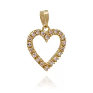Pingente Ouro 18K E Diamantes