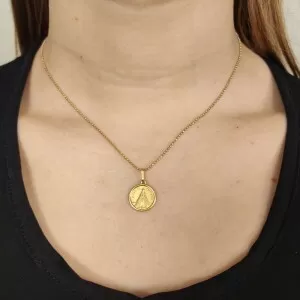 Pingente Ouro 18K - Nossa Sra. Aparecida