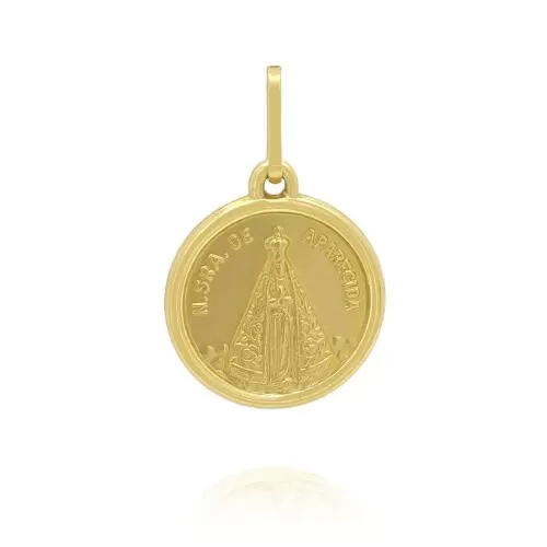 Pingente Ouro 18K - Nossa Sra. Aparecida