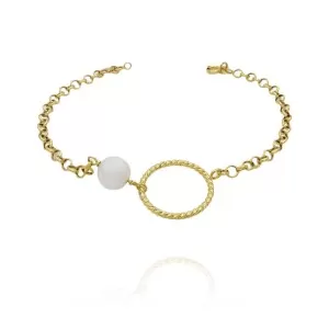 Pulseira Ouro 18K E Pérola