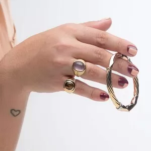 Pulseira Ouro 18K Três Cores