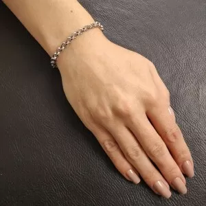 Pulseira Ouro Branco